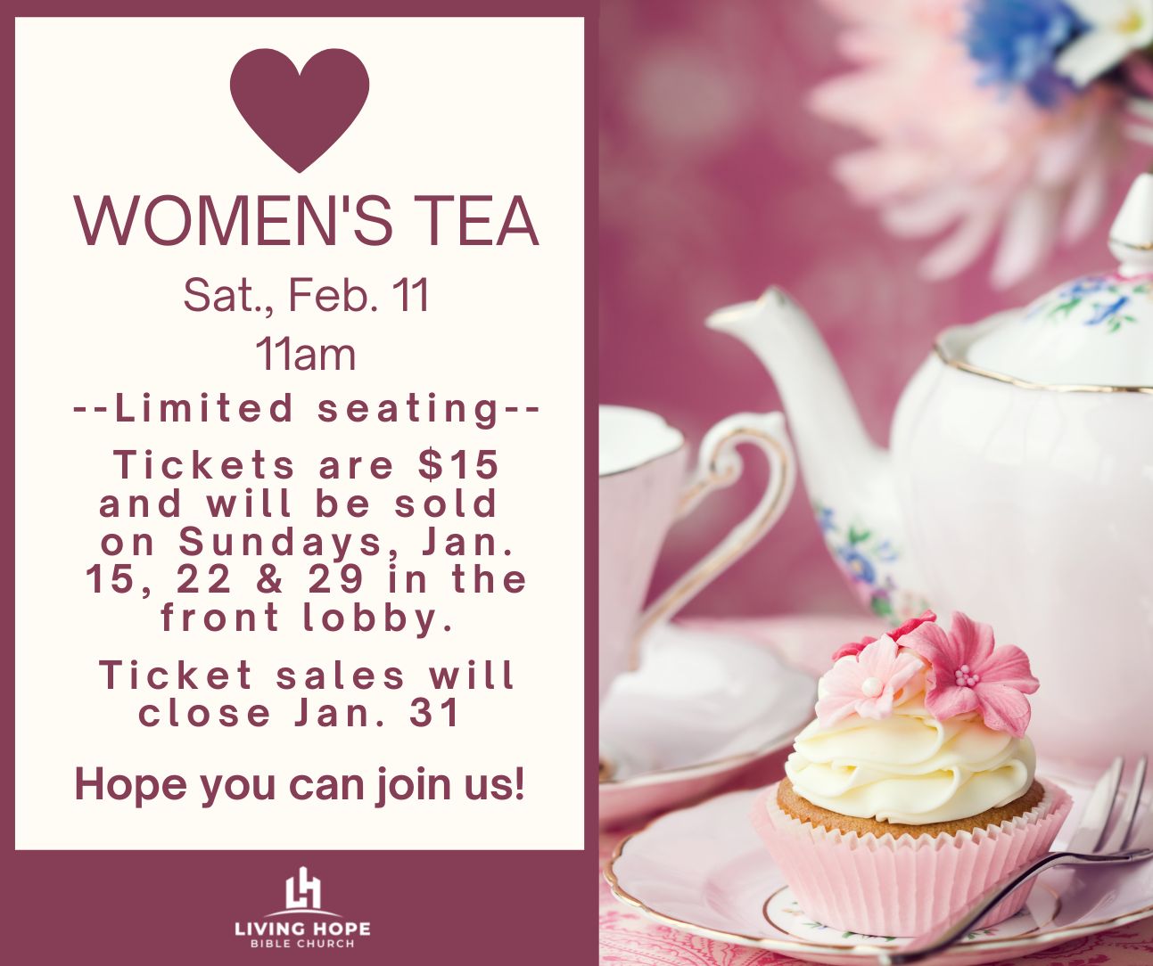 Women's Tea Feb. 11